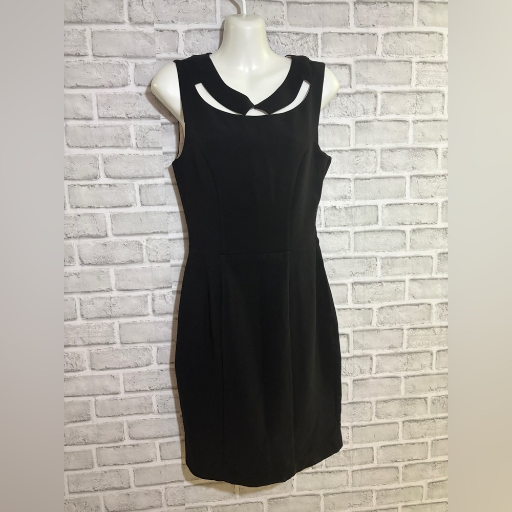 Rw & Co Lined Dress, Size 2, black formal, fitted